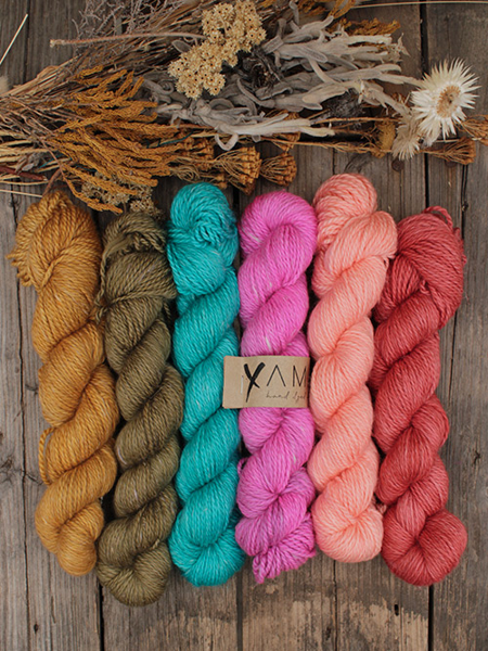 Picture of Yama Merino Linen Worsted Colour Pop Bundle