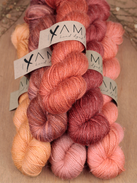 Picture of Merino Linen Sock Reds *SOLD OUT*